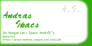 andras ipacs business card